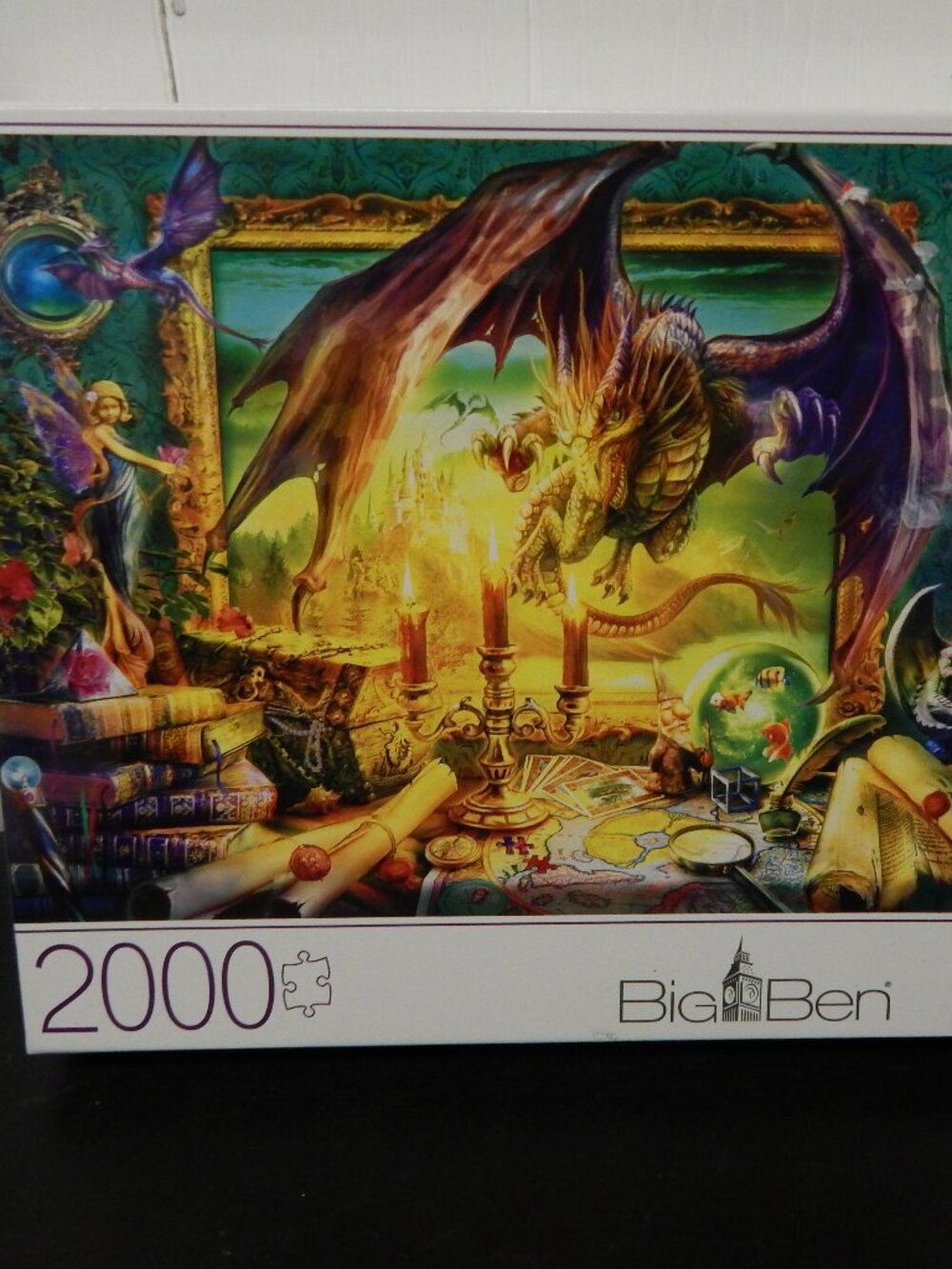 Milton Bradley BIG BEN Dragon Come to Life 2000 Pc Jigsaw Puzzle New Sealed
